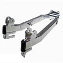 Schwinge vierkant verstärkt Chrom